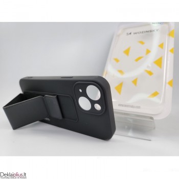Wozinsky 4in1 švelnaus silikono dėklas - juodas (telefonui Apple Iphone 13 Mini)